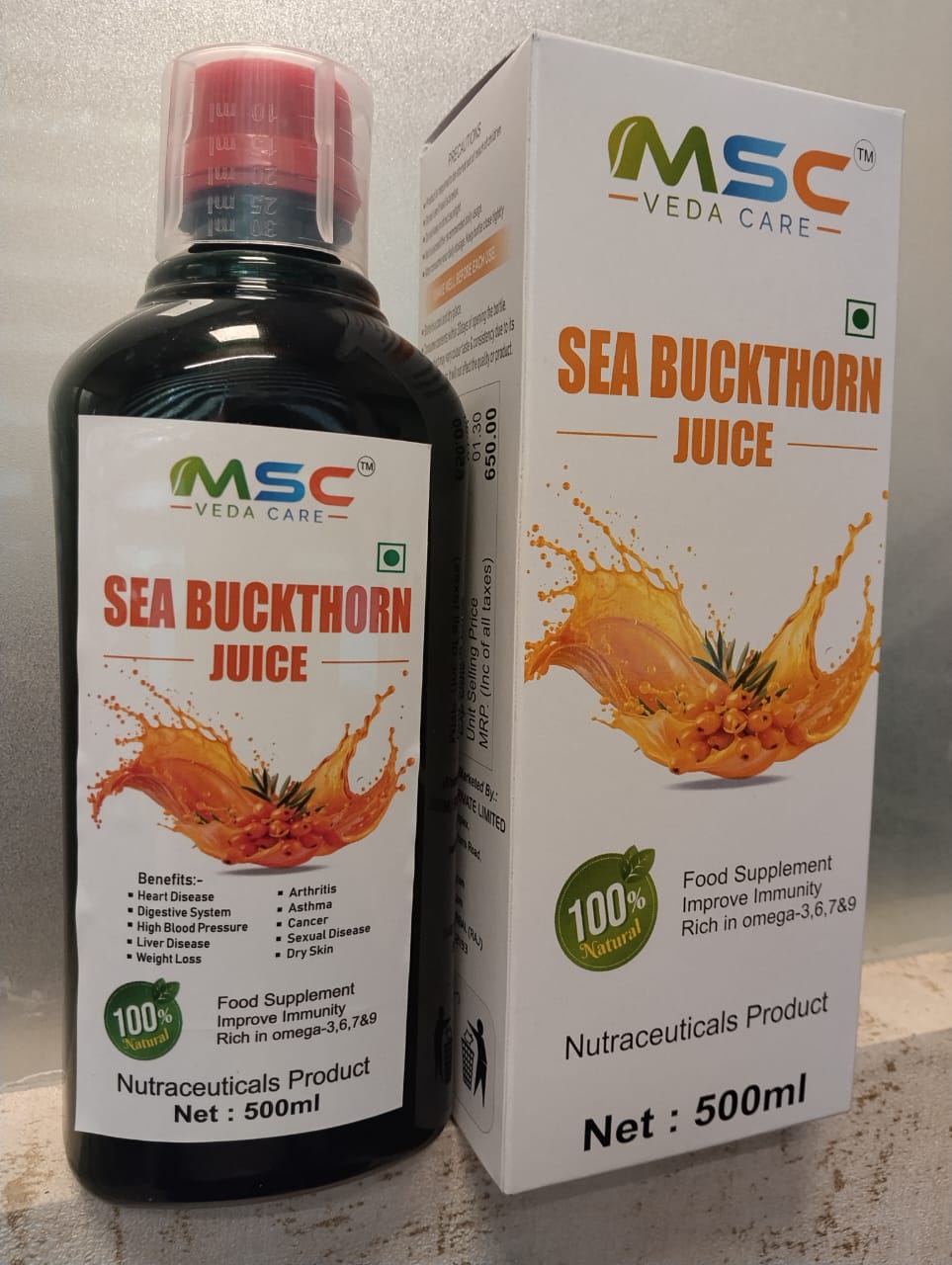 SEA BUCKTHORN JUICE 500ML